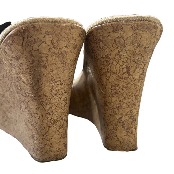 Black Strap Natural Wedges - Picture 4 of 6